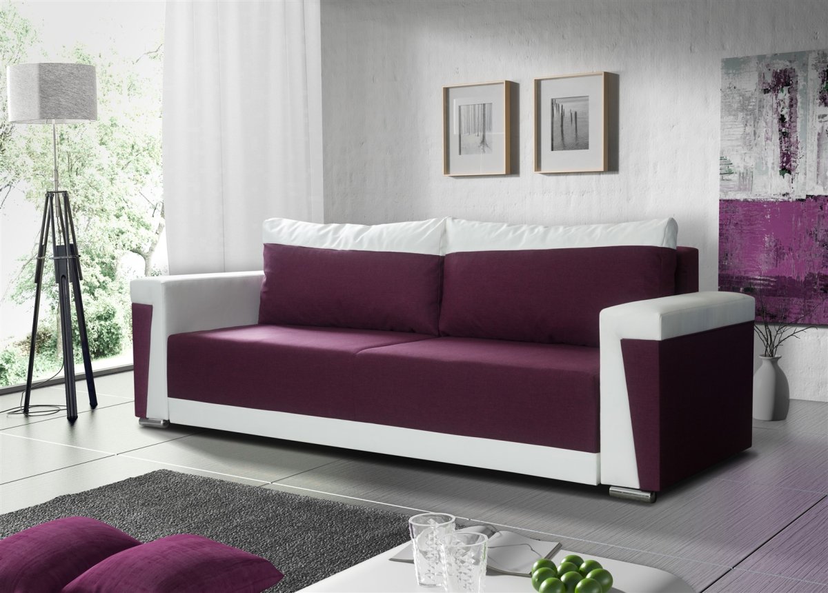 Двухцветные диваны в гостиную прямые