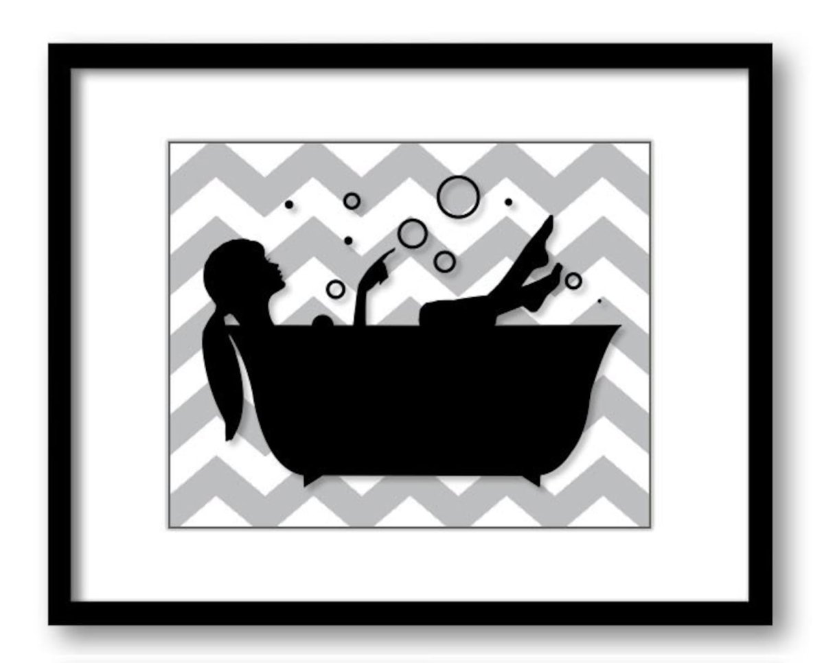 Постер в ванную