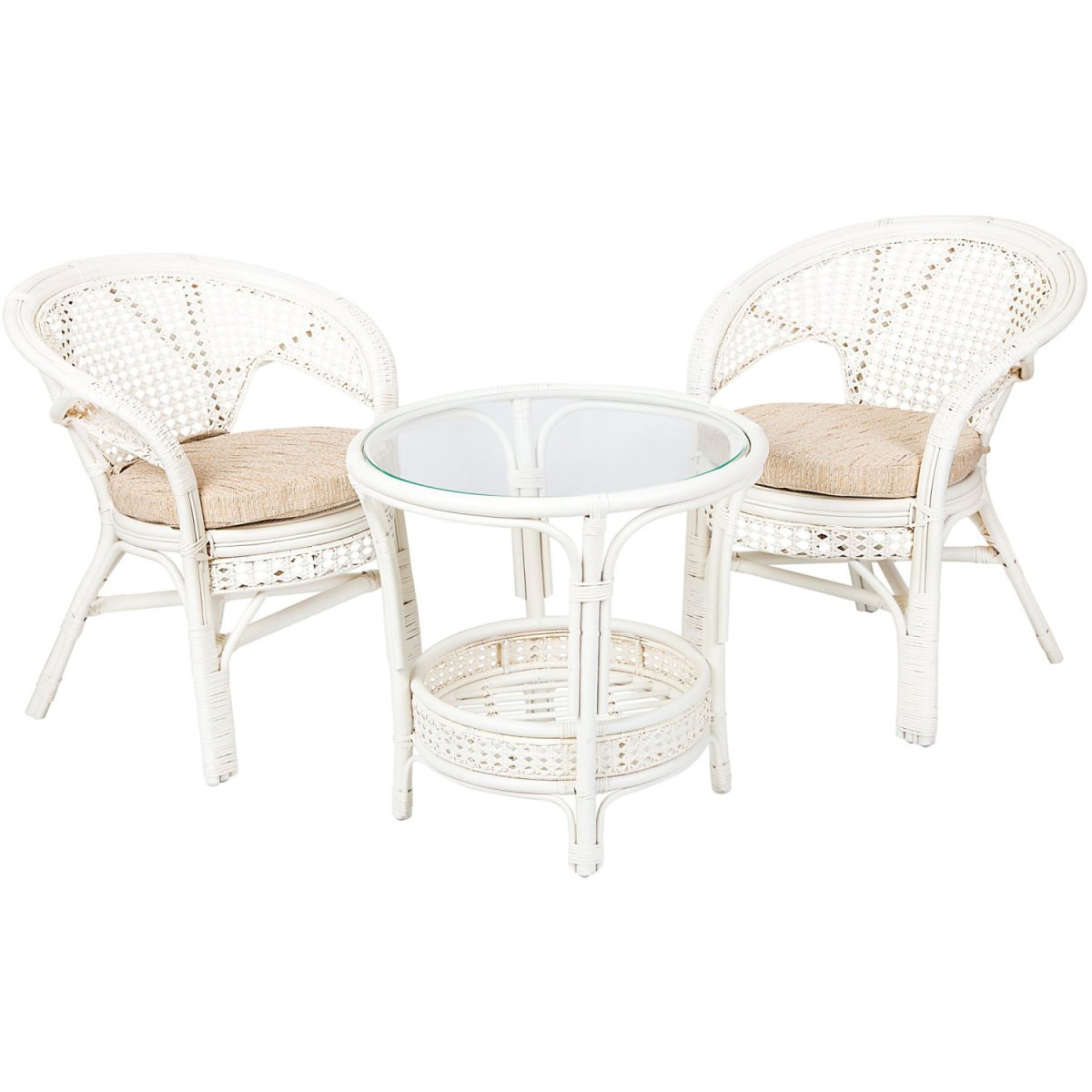 Кофейный комплект мебели Пеланги 02-15 белый