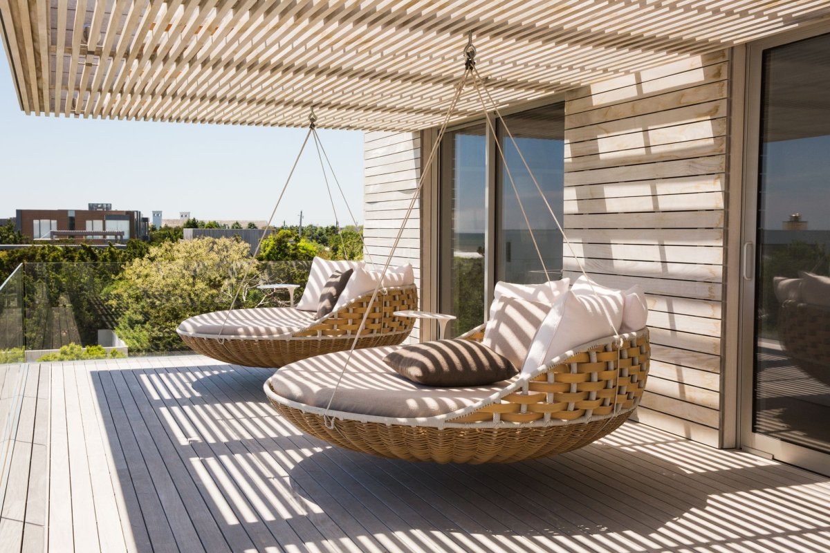 Modern Porch Swing Bed