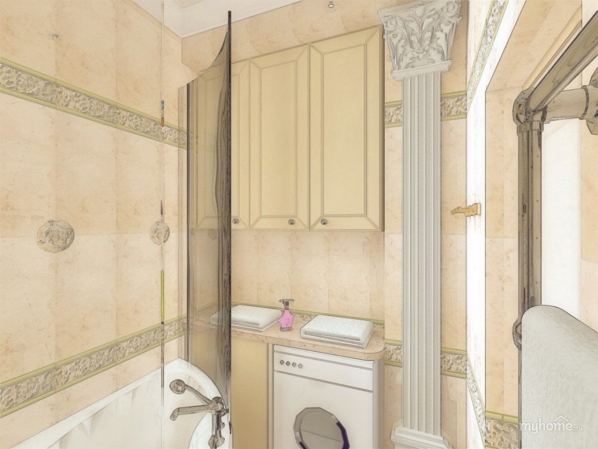 Ванная в сталинке