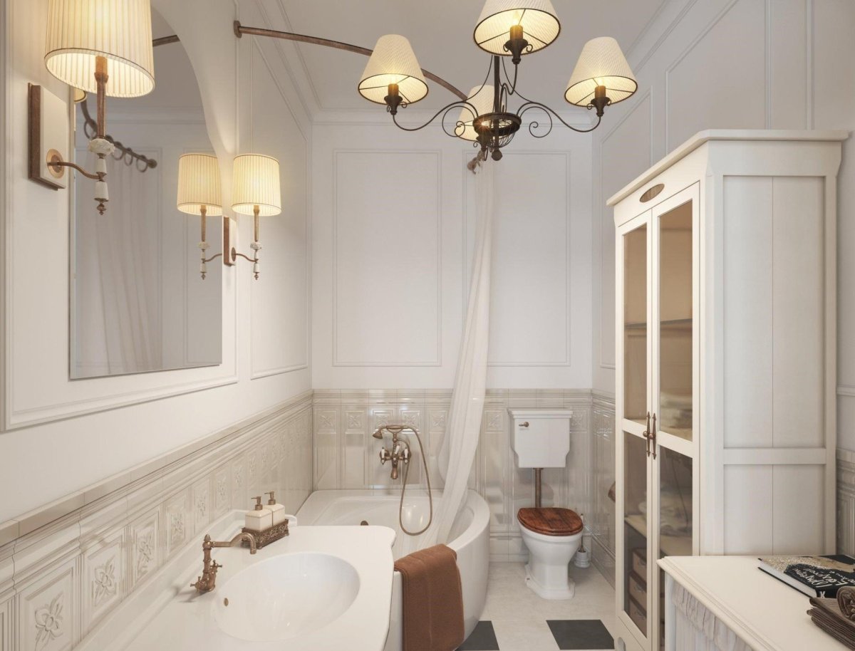 Ванна в стиле Прованс