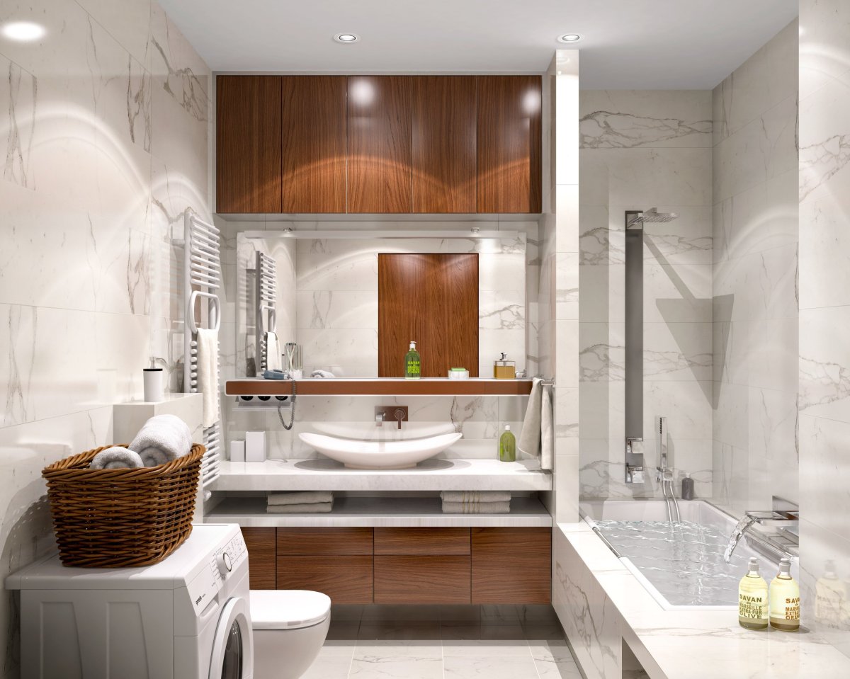 Композиции для интерьера ванной