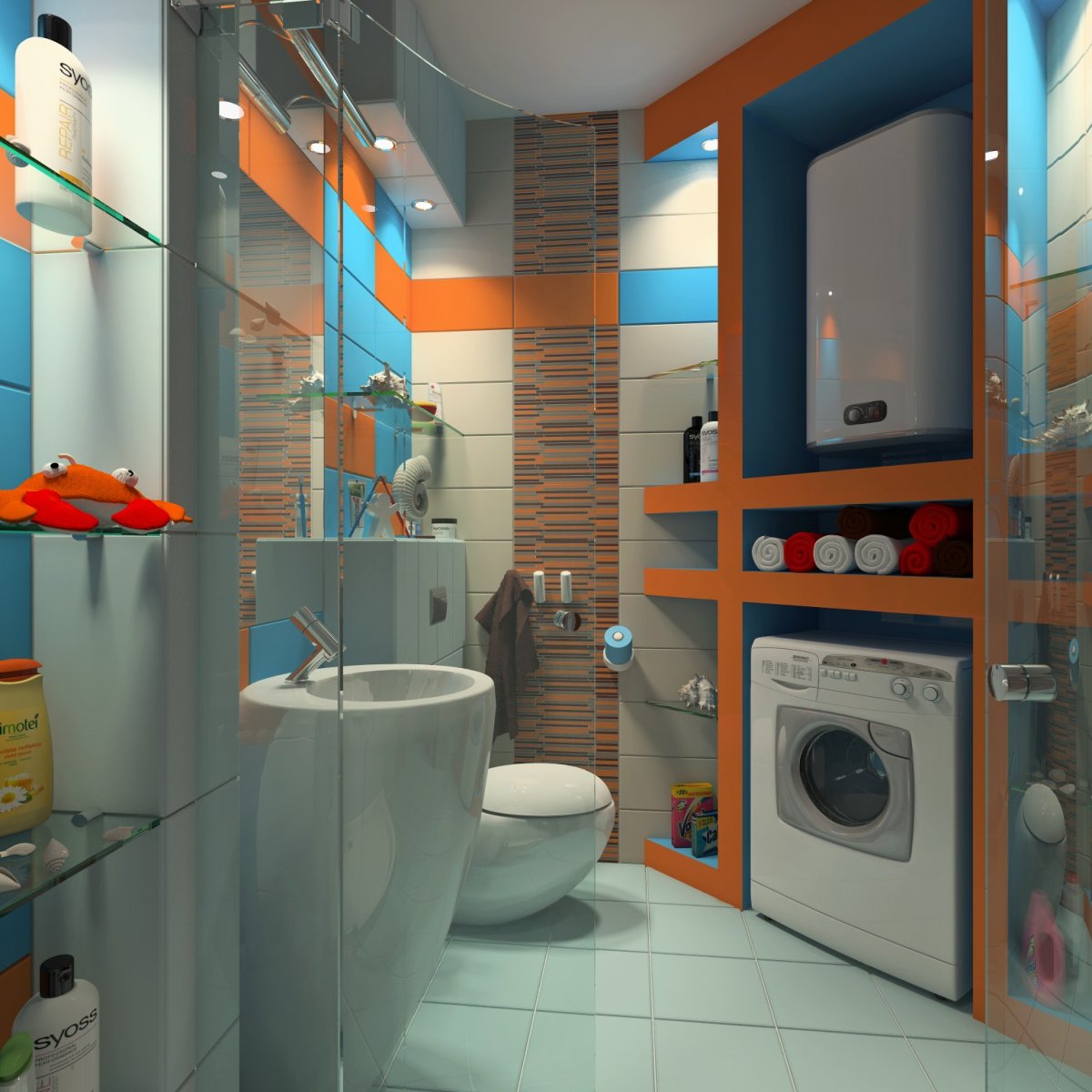 Дизайнер туалета в малогабаритной квартире