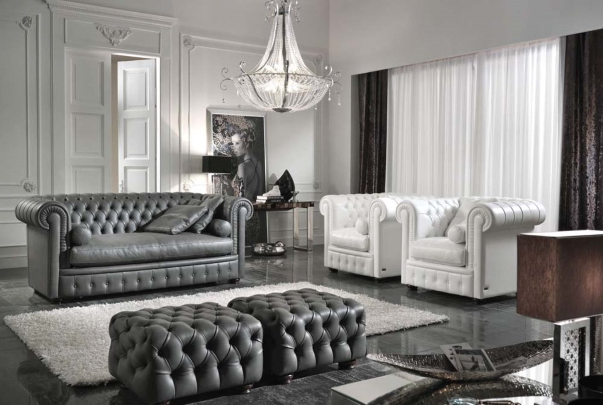 Диван современный Честерфилд