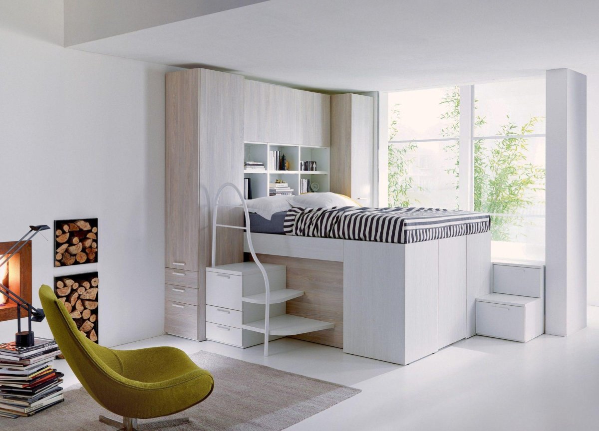 Кровать гардероб