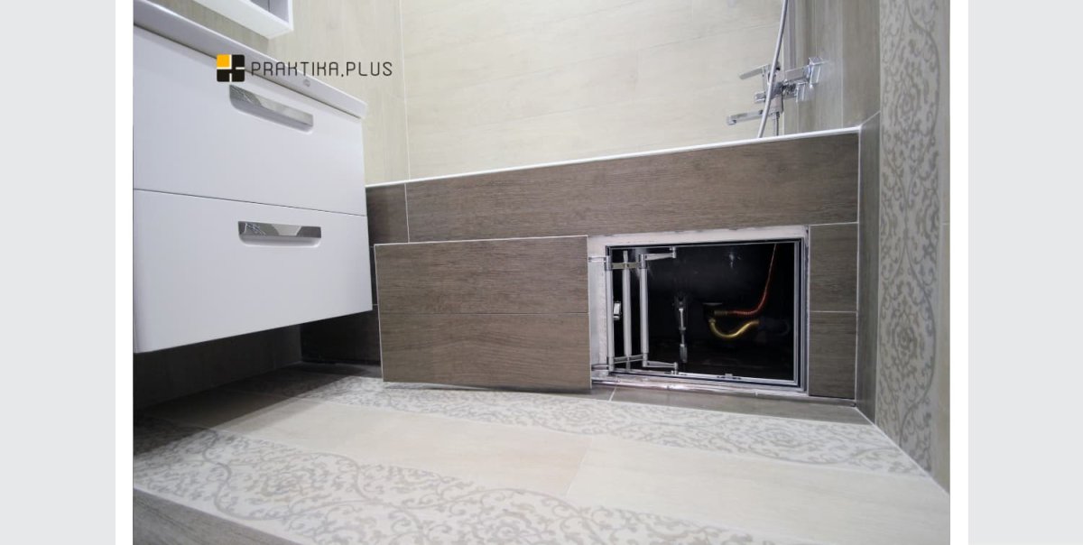 Ревизионный люк под ванну под плитку