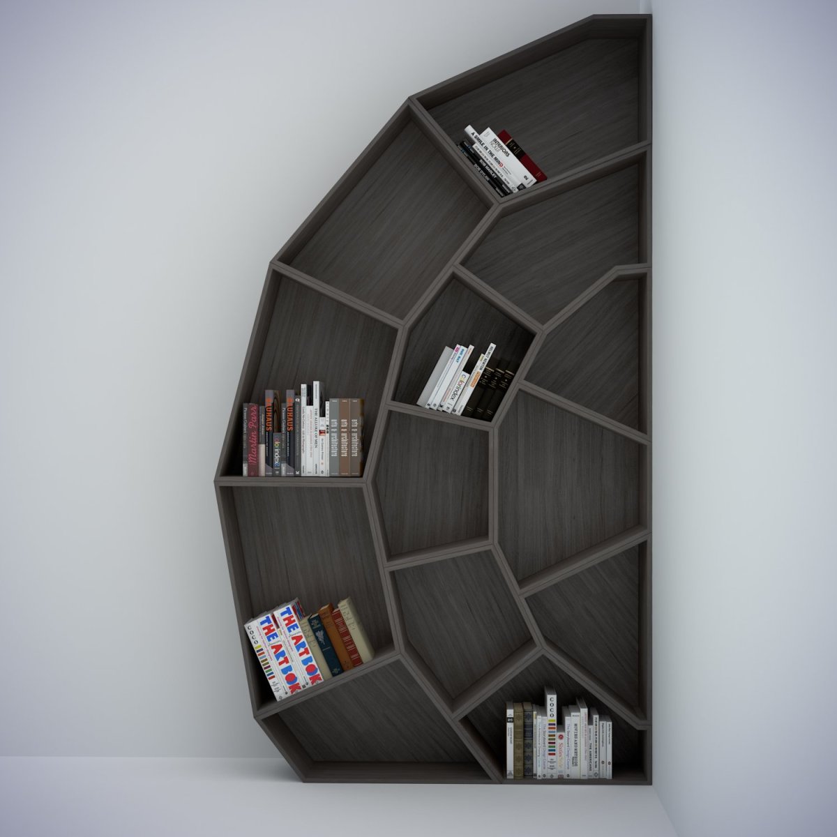 Круглые книжные полки