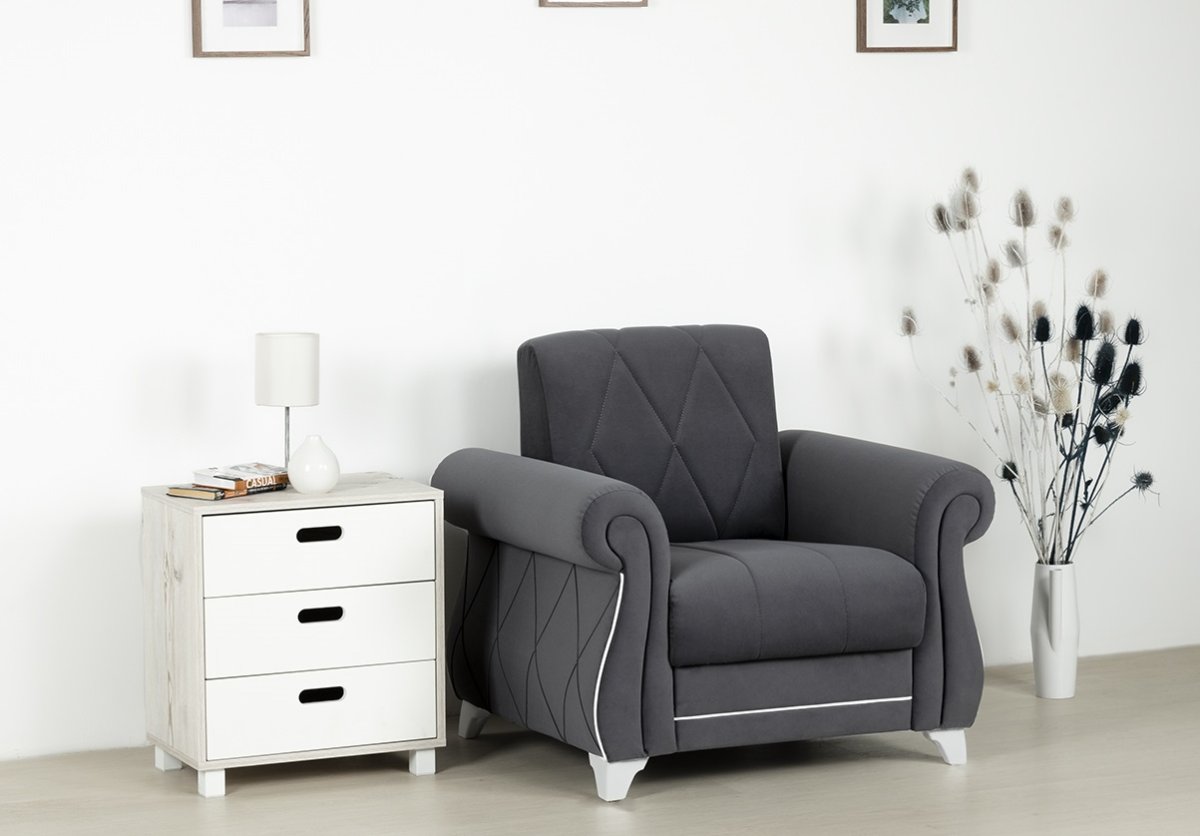 Кресло для отдыха "Роуз" Gray