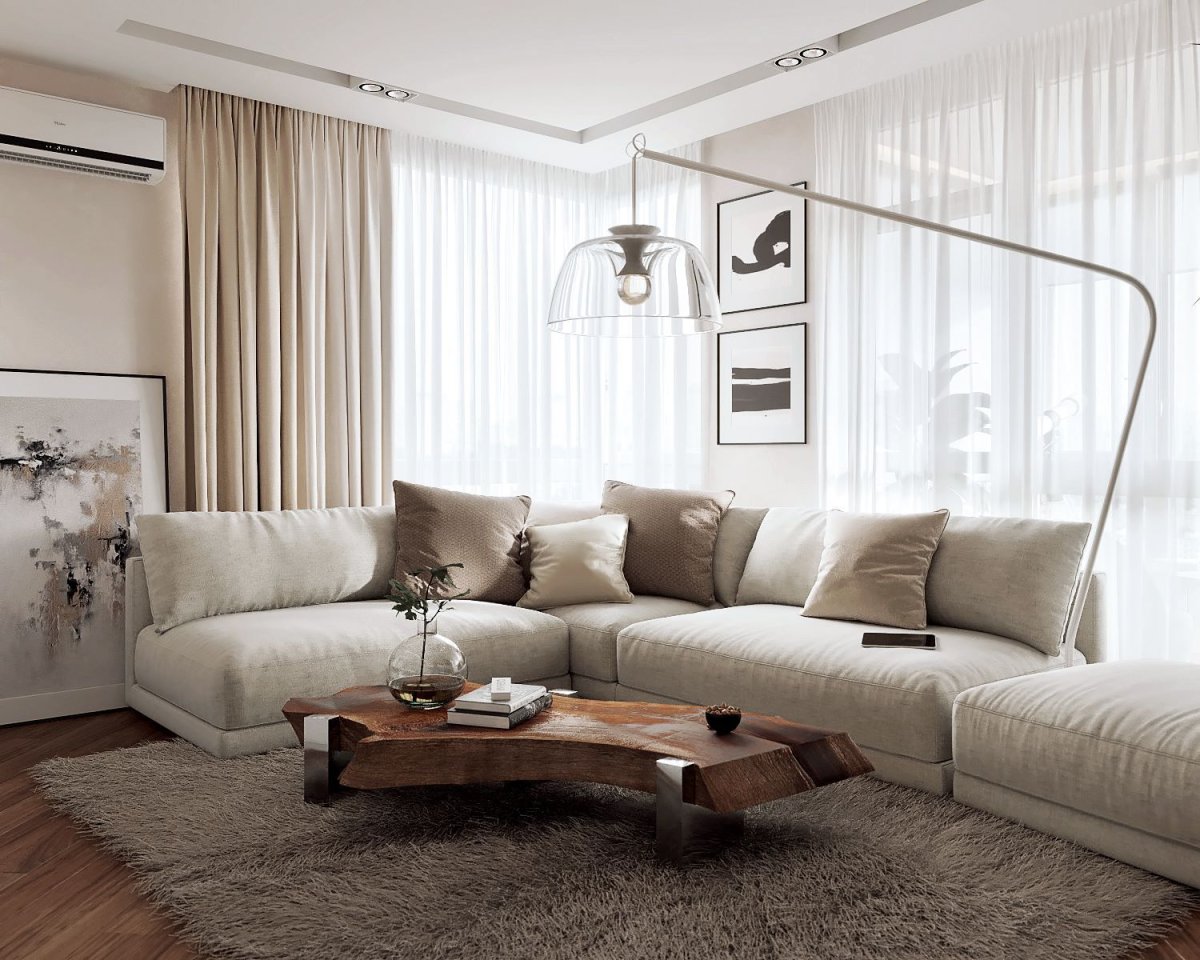 Диваны в интерьере гостиной 2020