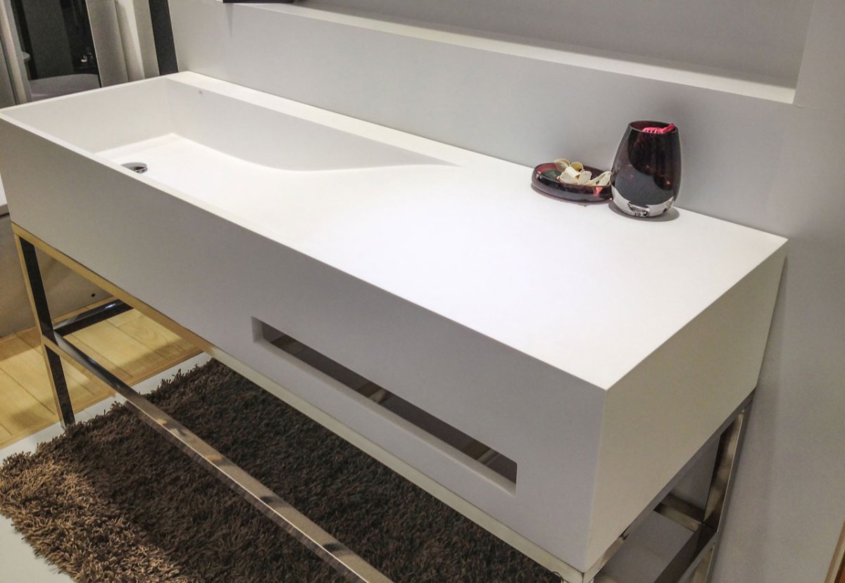 Акриловая раковина для ванной из кориана