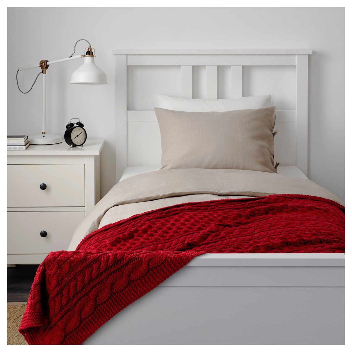 Плед Вивиана икеа белый