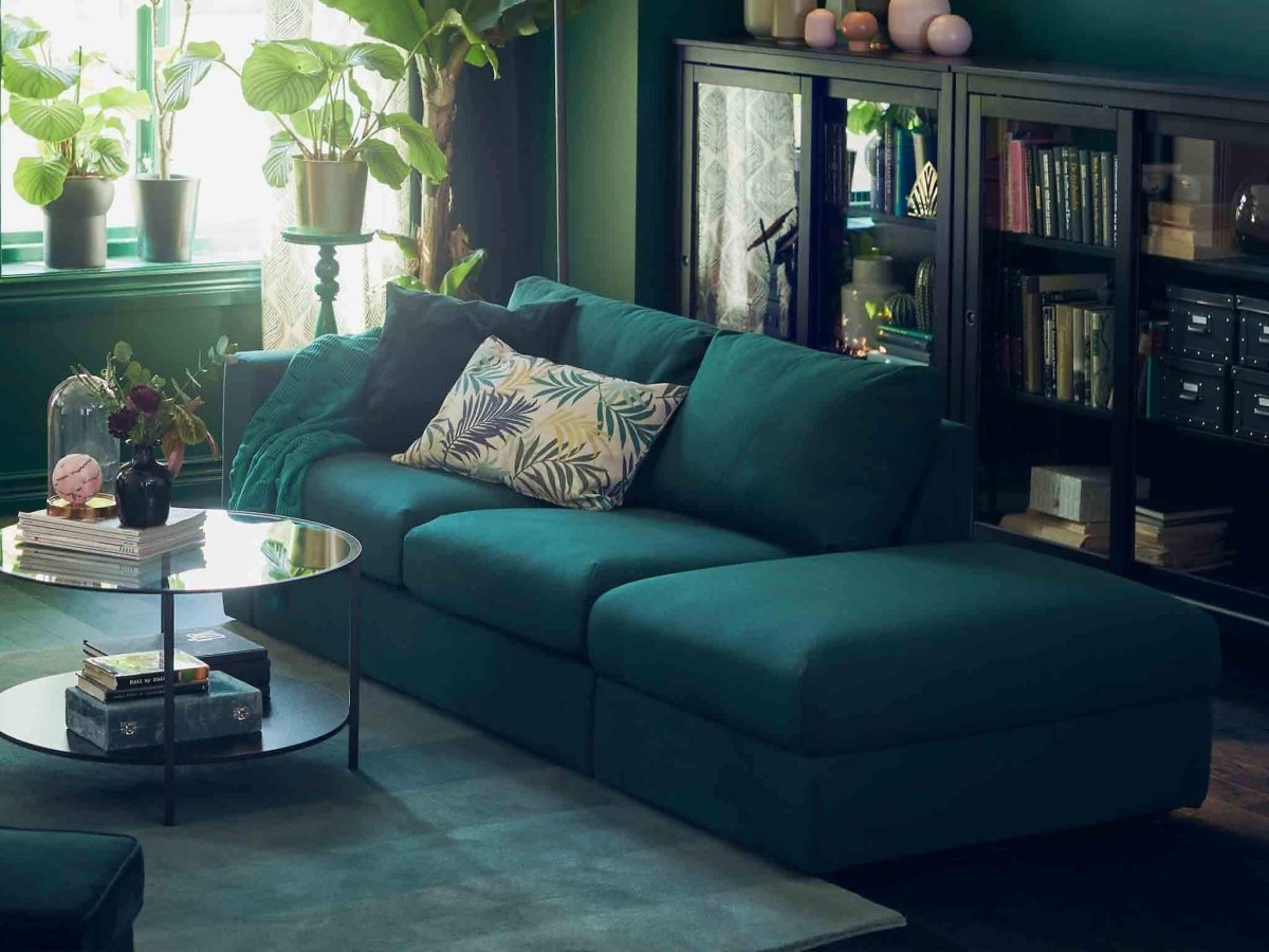 Диван икеа зеленый