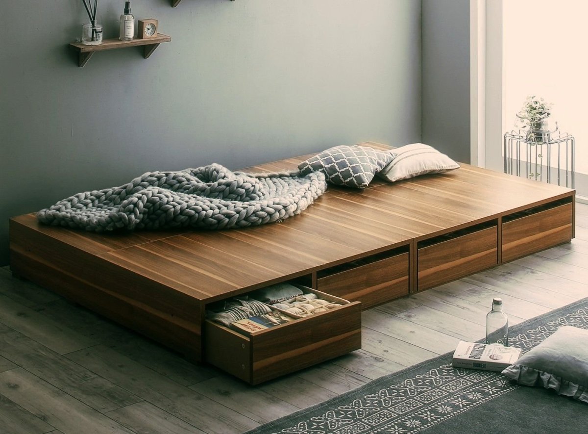 Кровать татами подиум