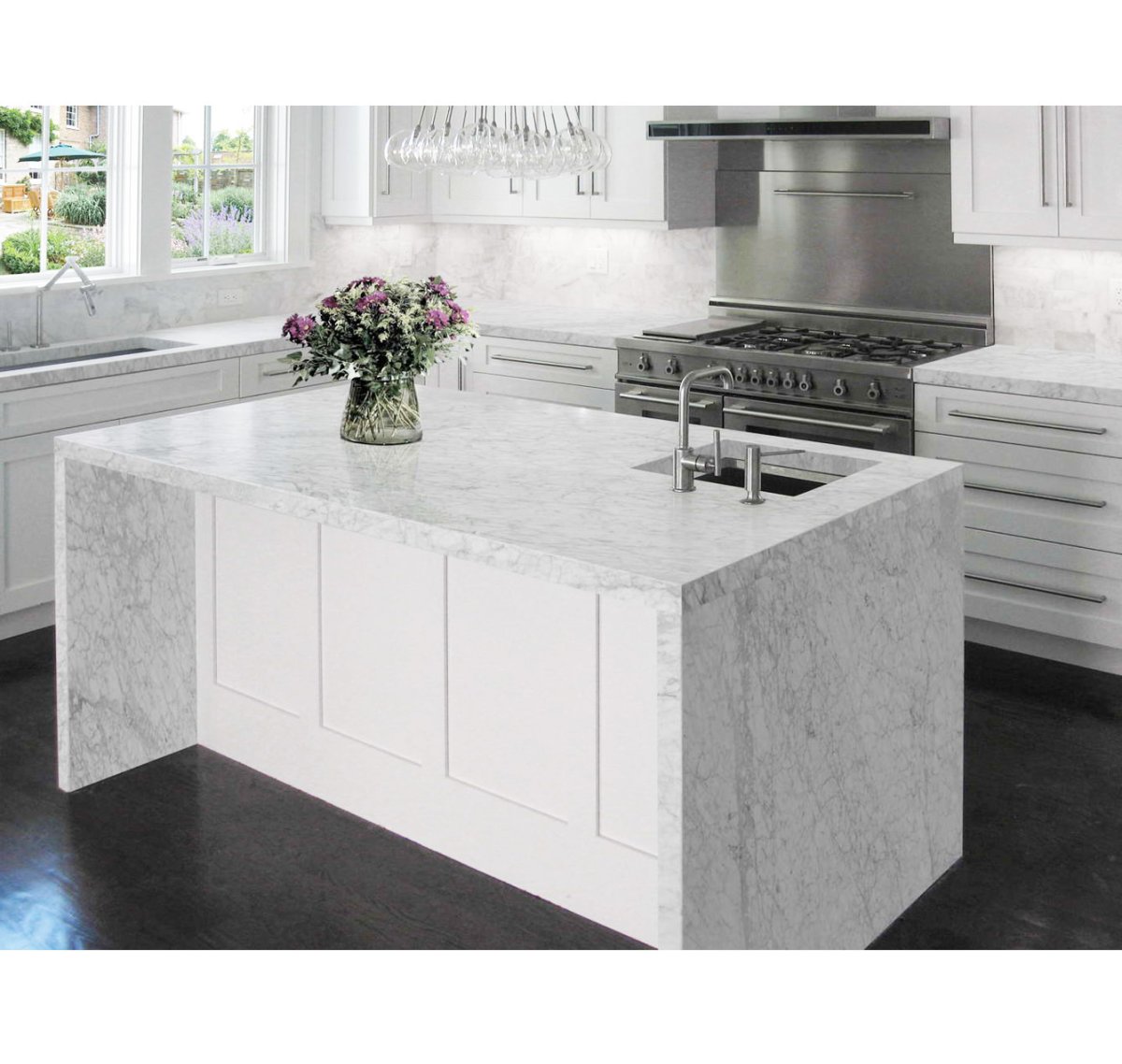 Мрамор Бьянко Каррара