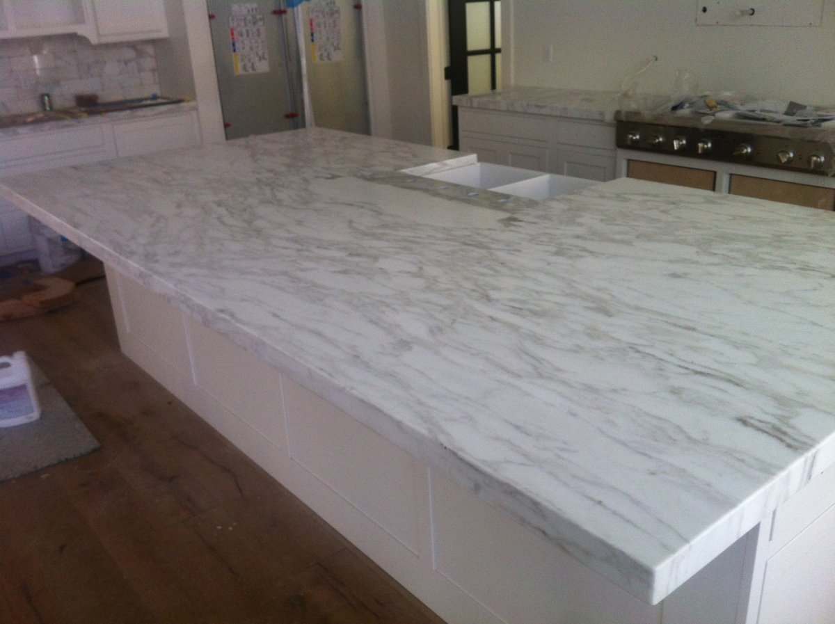 Столешница 6303 MS мрамор Каррара