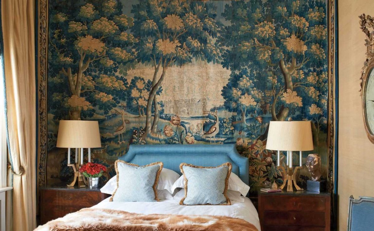 Гобелен в интерьере