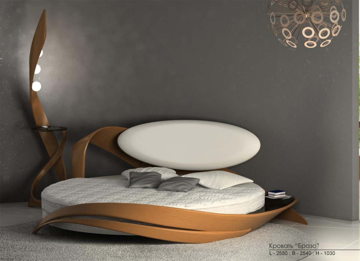 Кровать Бразо круглая 220/240