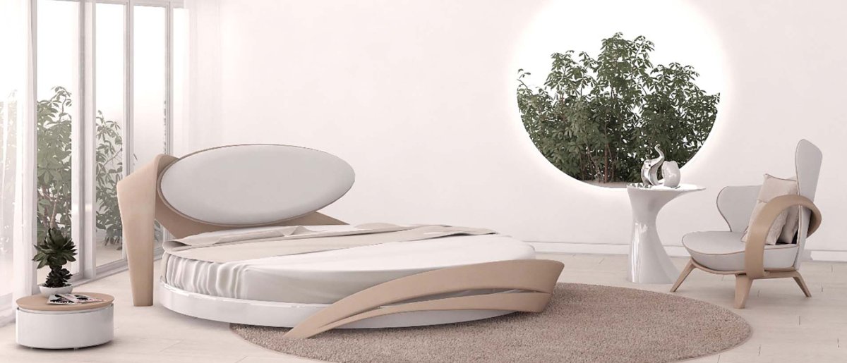 Кровать Бразо круглая 220/240