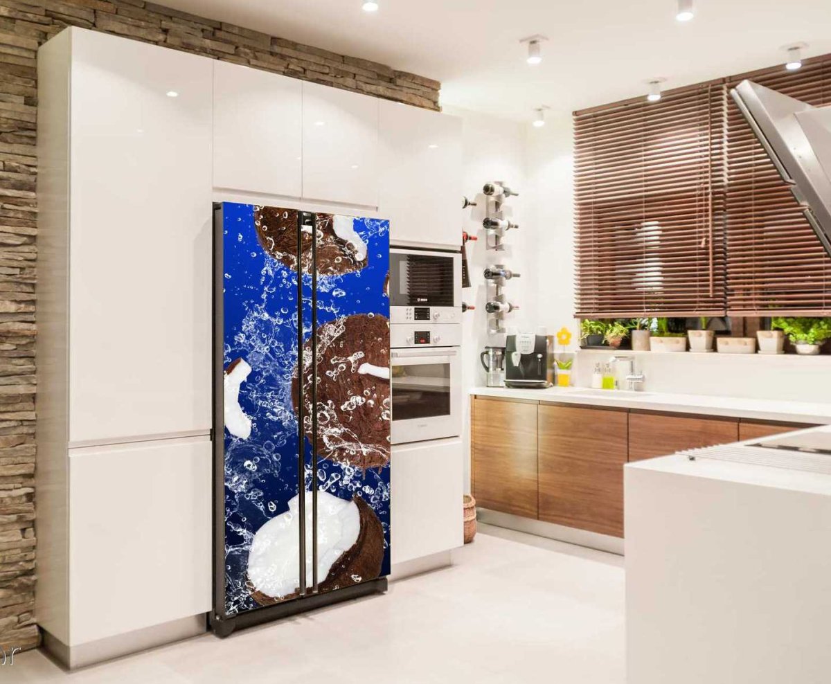 Оклейка холодильника пленкой