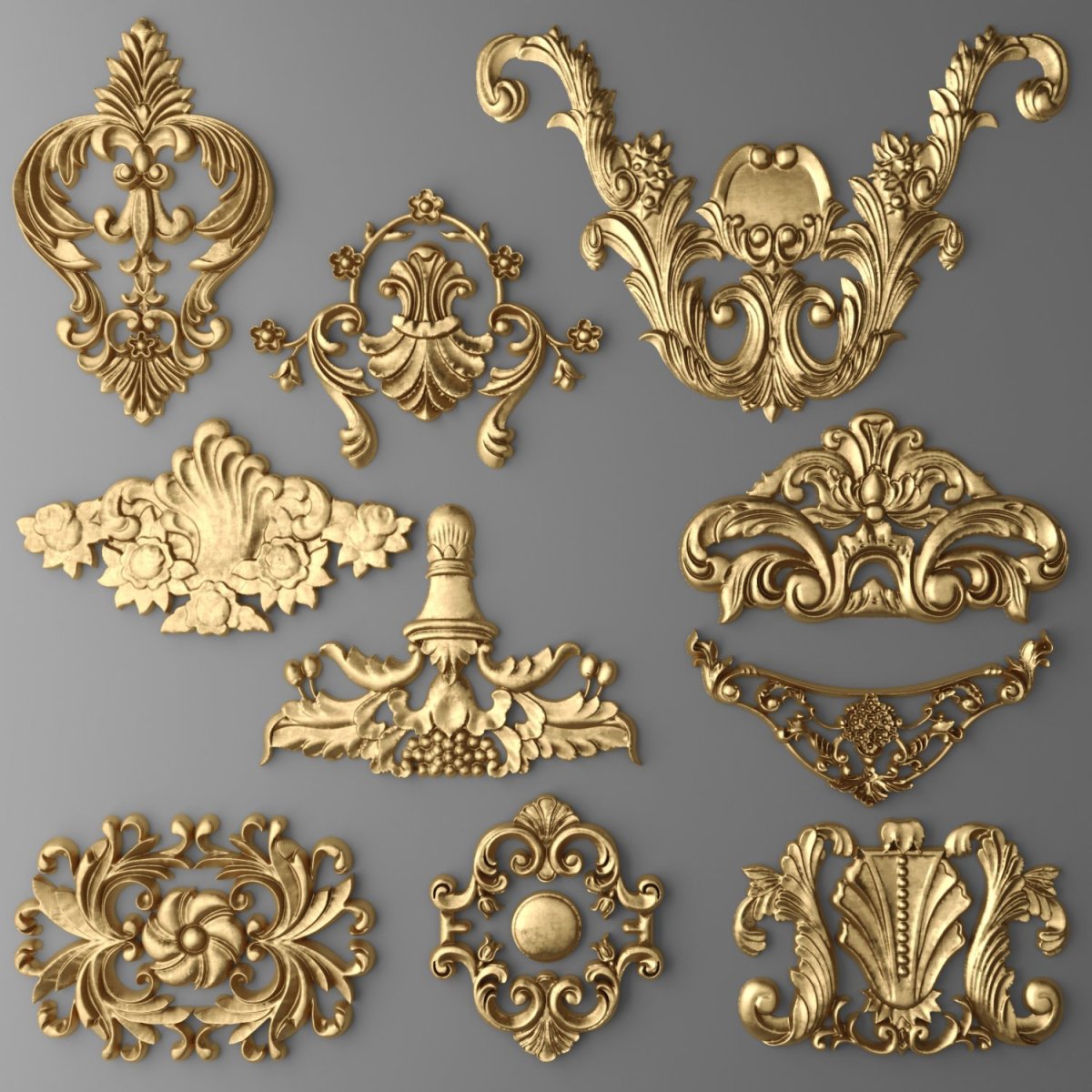 3ds Max models Barocco