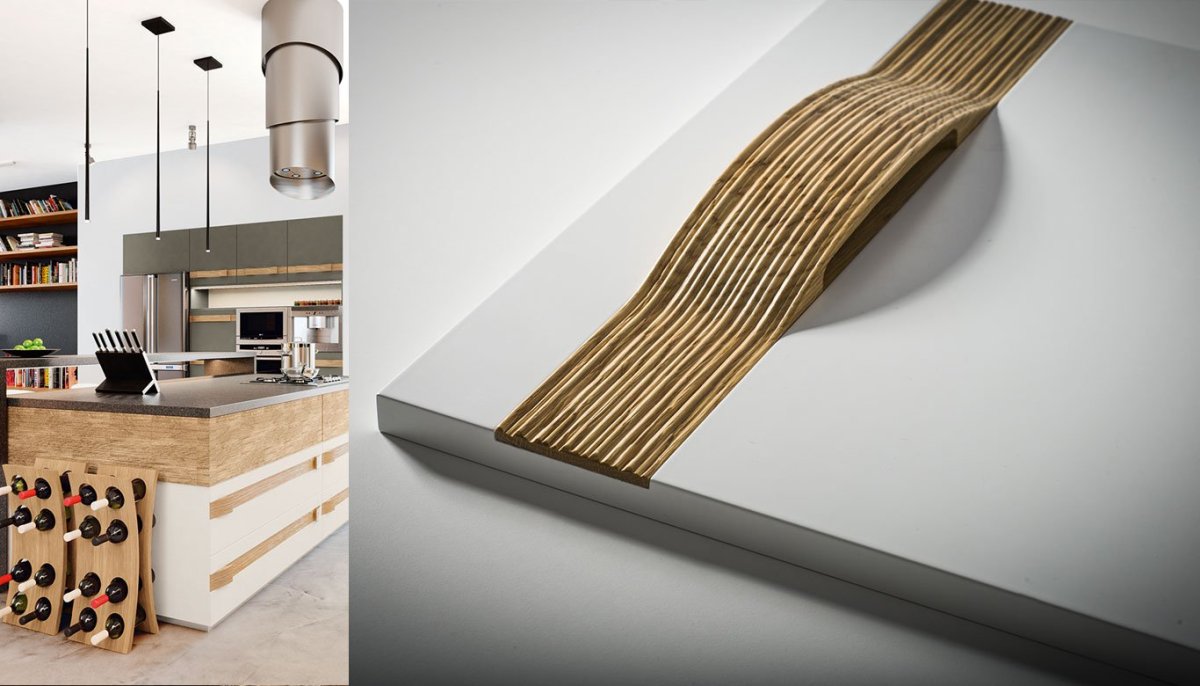 Необычные кухонные фасады