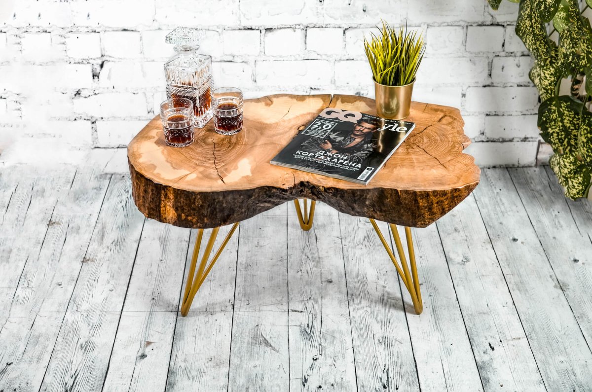 Столик из спила