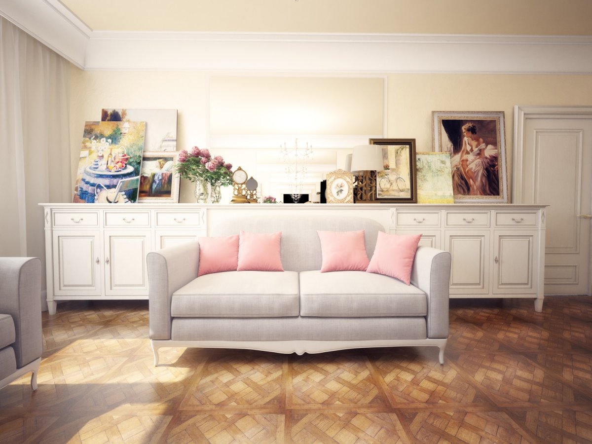 Угловые диваны для гостиной Прованс