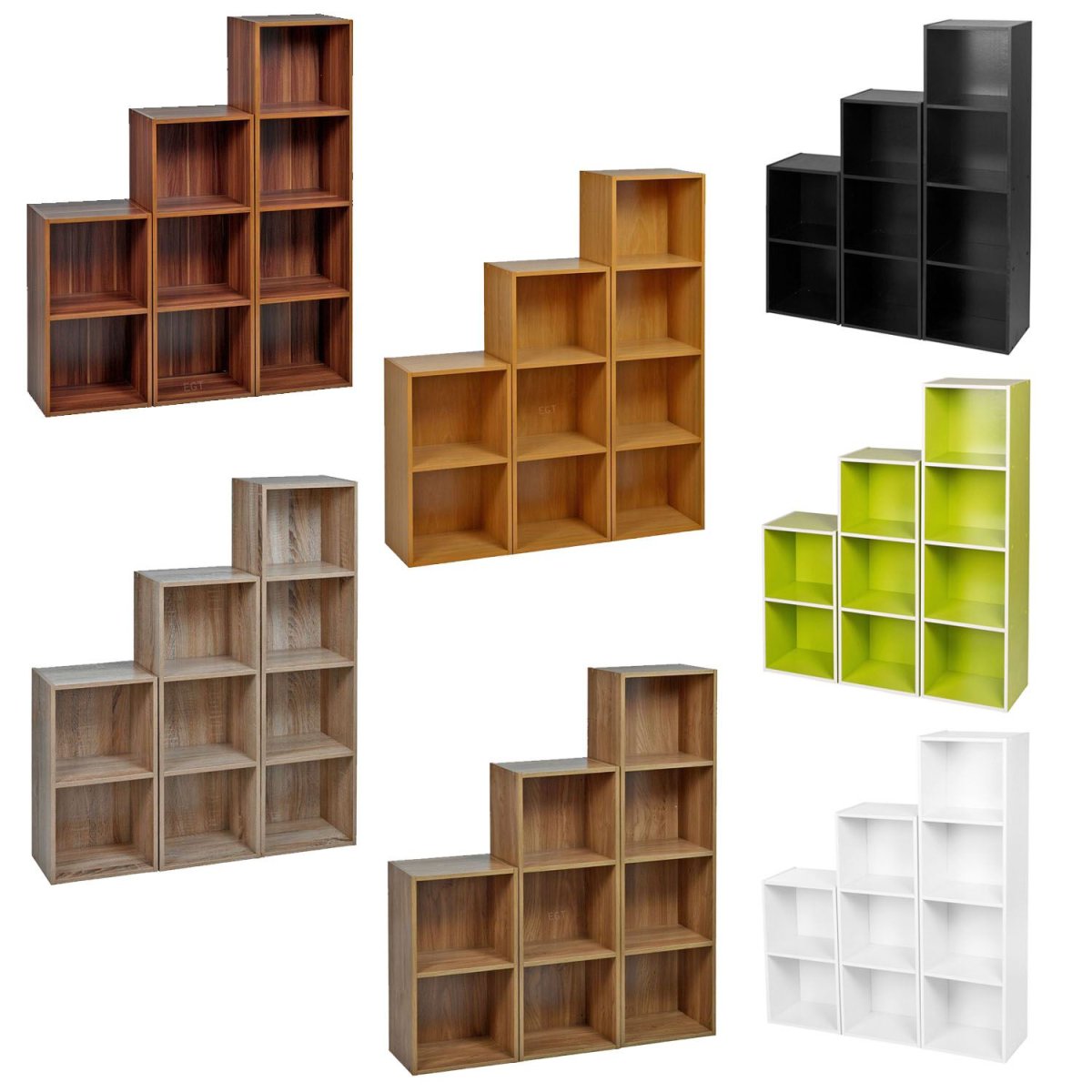 Стеллаж из кубов