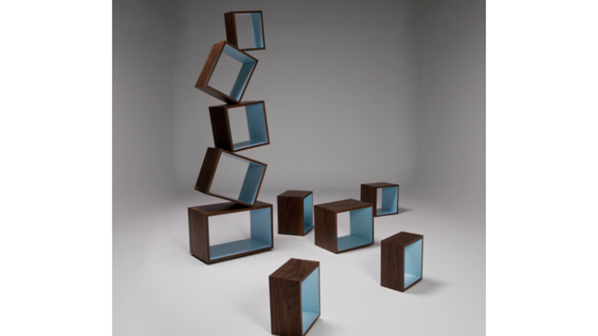 Полка в виде кубиков