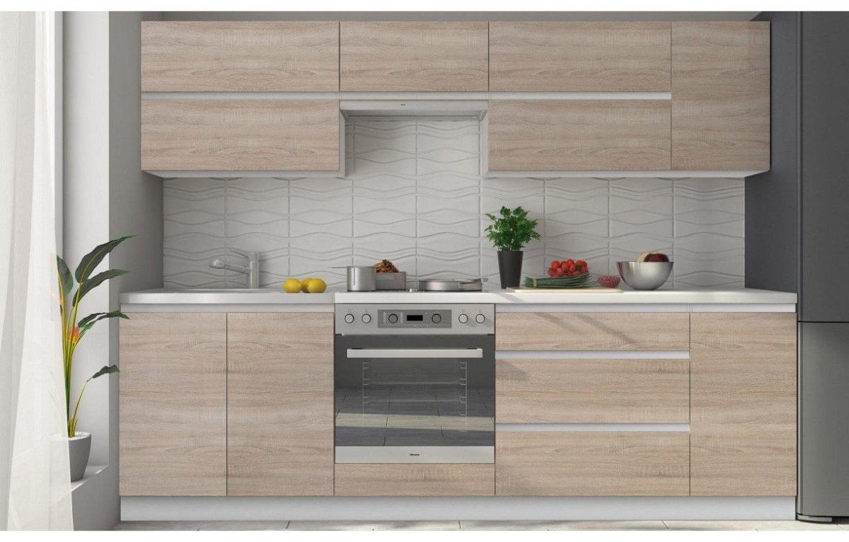 Панели для кухни на стену дуб сонома