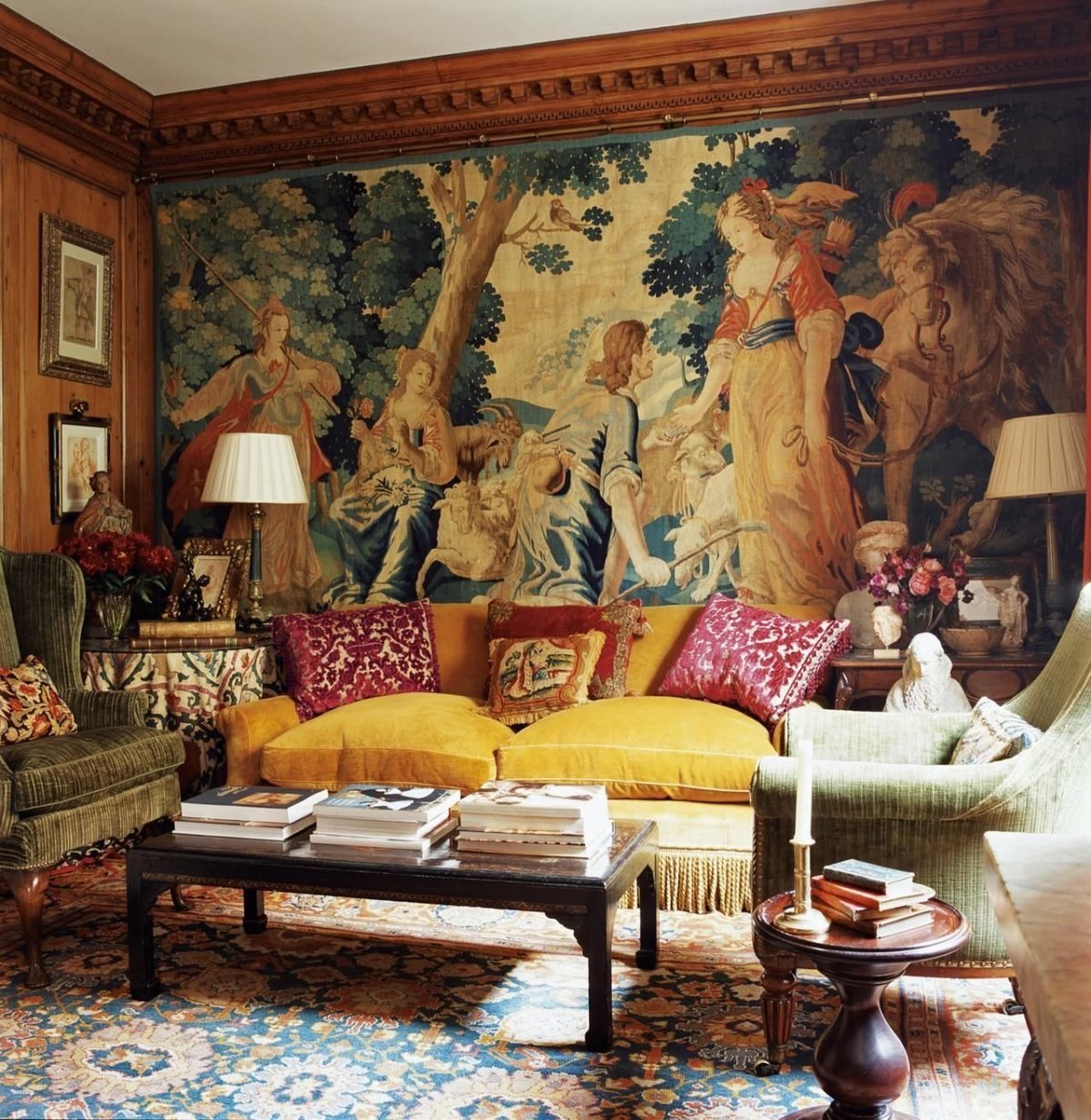 Гобелен в современном интерьере