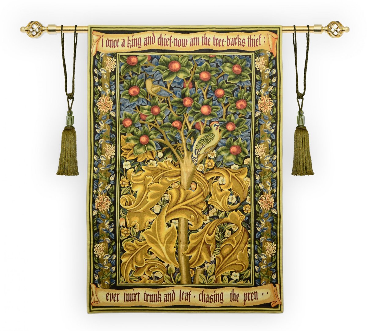 Гобелен дятел Уильям Моррис