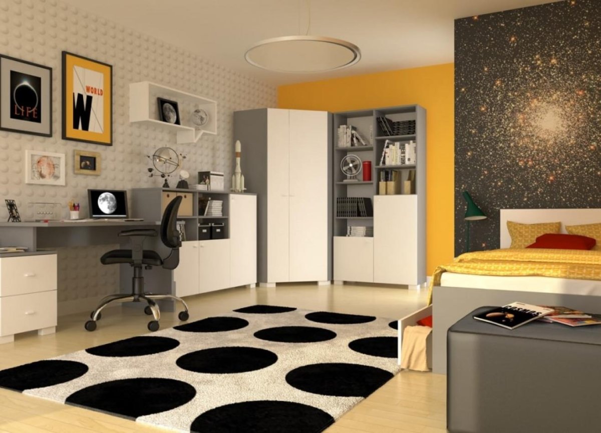 Мебель в комнату для подростка ковёр