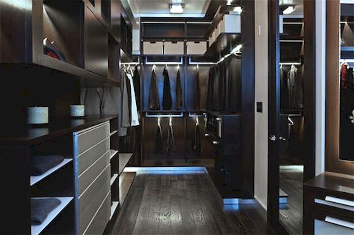 Освещение в гардеробе