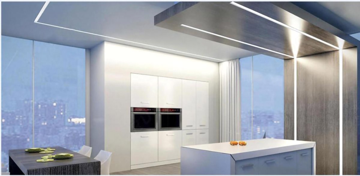 Встраиваемые линейные светильники