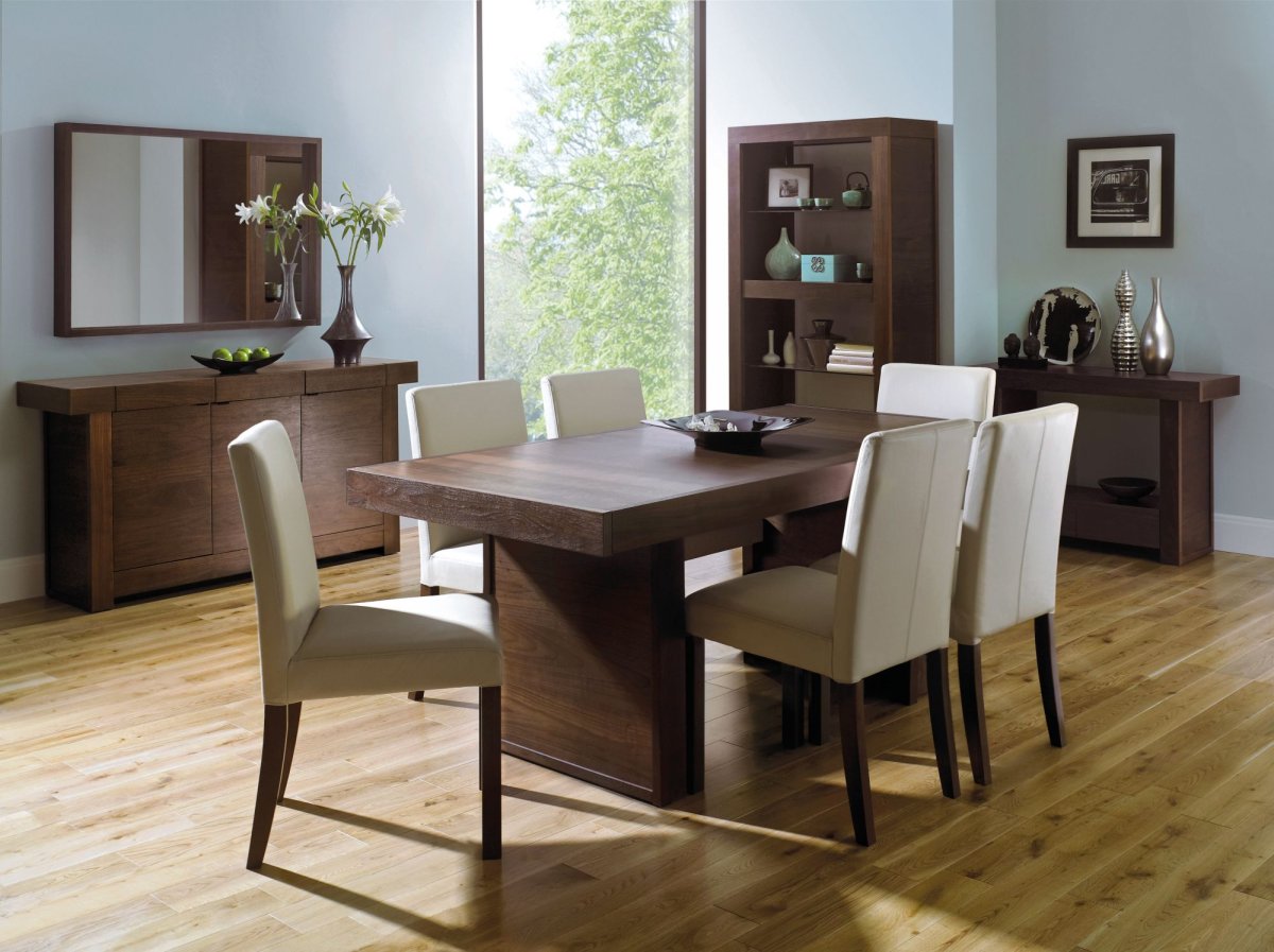 Столовая группа Walnut Dining Table w/6 Chairs