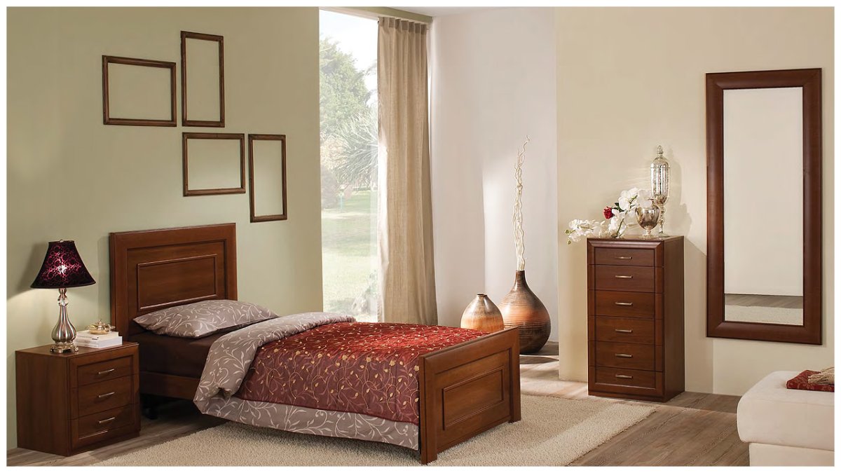 Кровать Alba итальянский орех