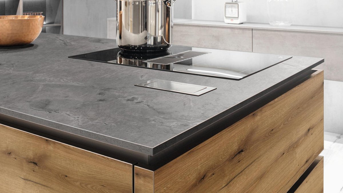 Kaindl столешница камень антрацит 4895