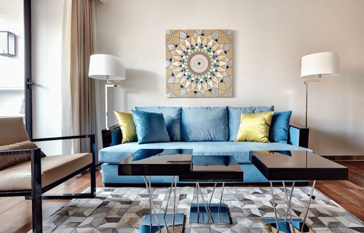 Яркие акценты в интерьере