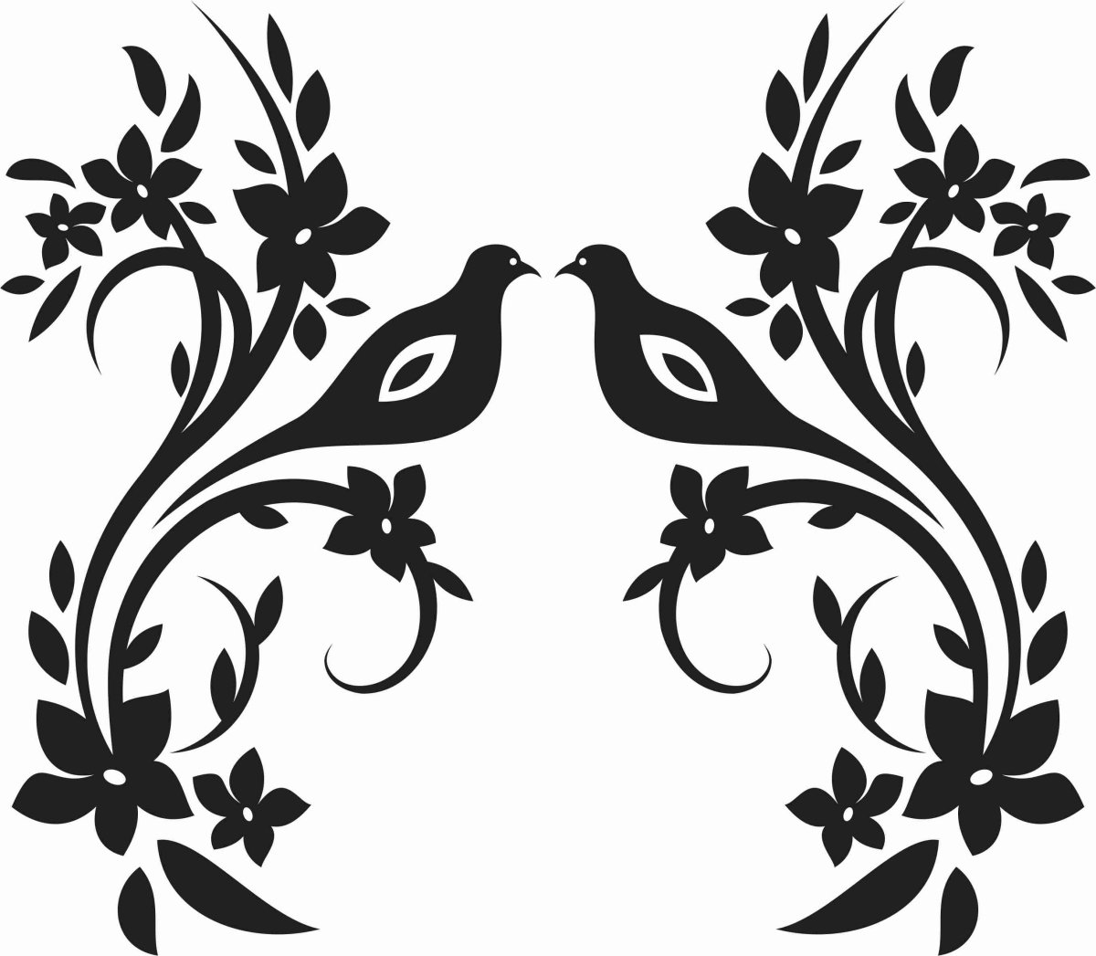 Трафареты узоров для декора