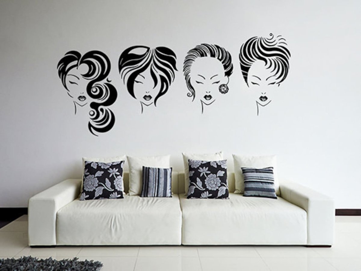 Стильный рисунок на стене