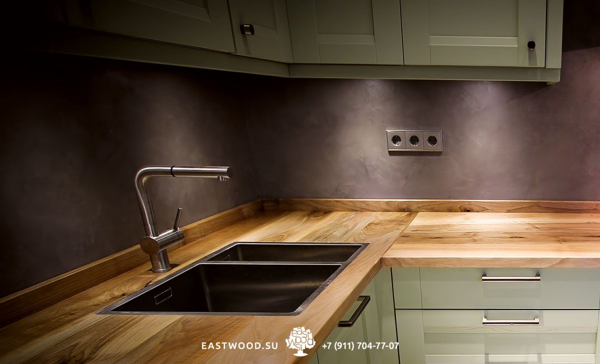 Столешница орех Макассар - 96