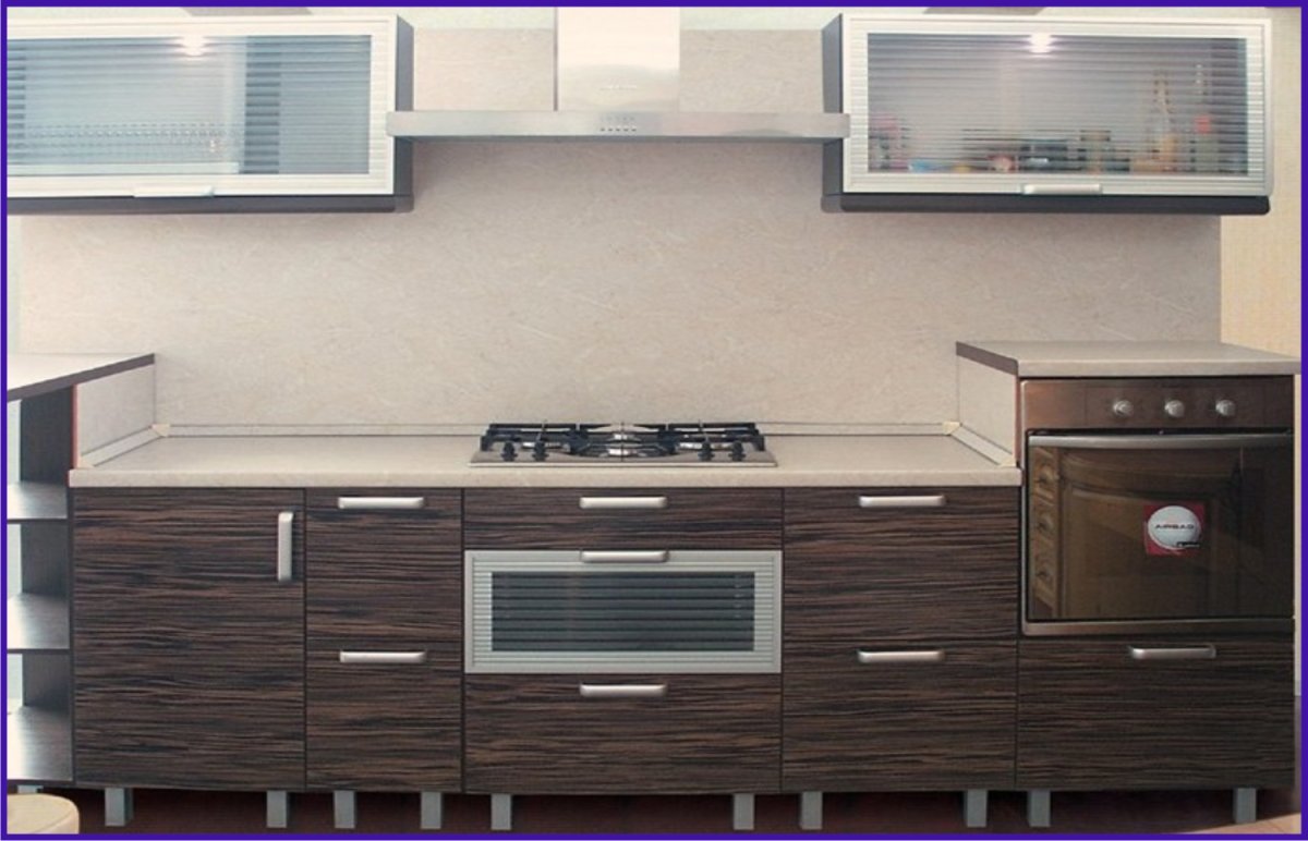 Дуб Азимут темный кухня