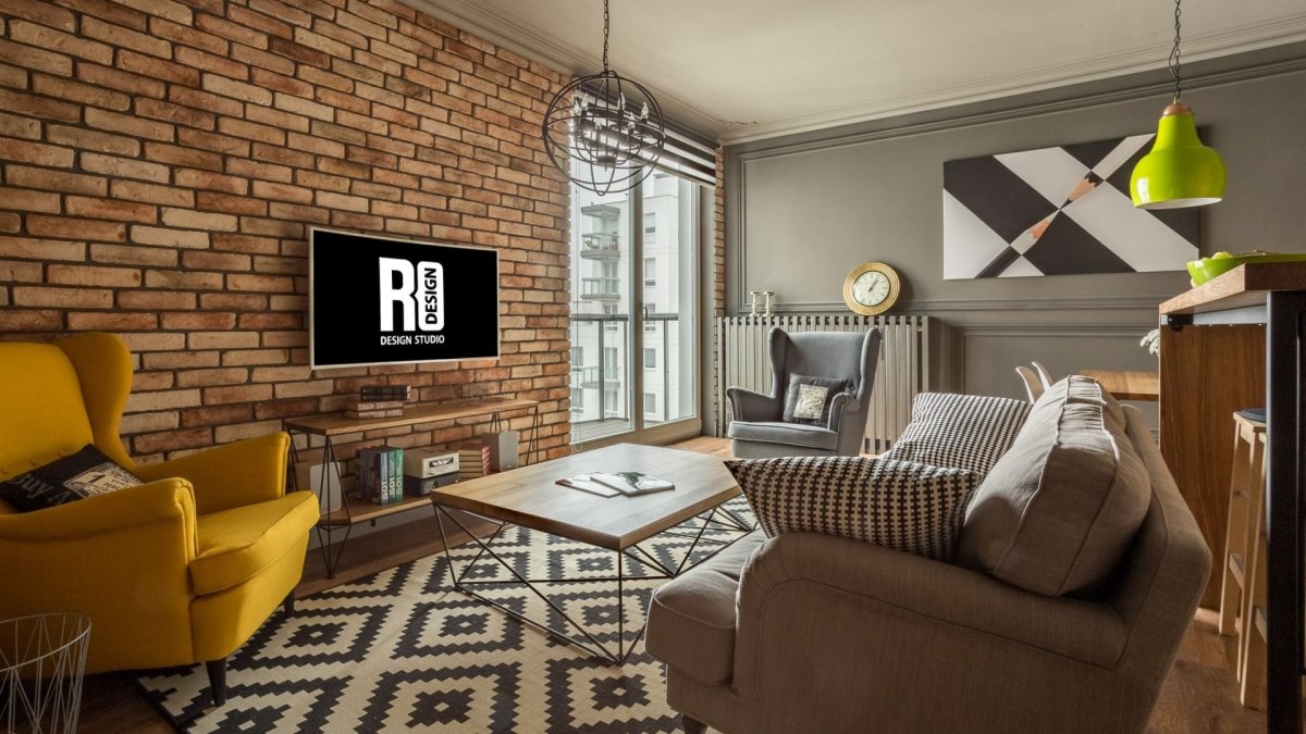 Сочетание цветов в интерьере лофт