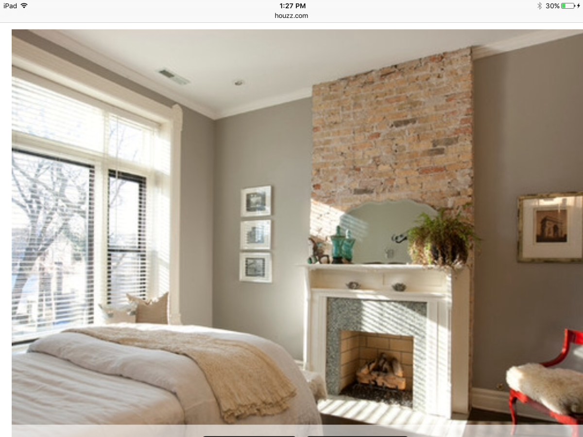 Камин под кирпич в интерьере