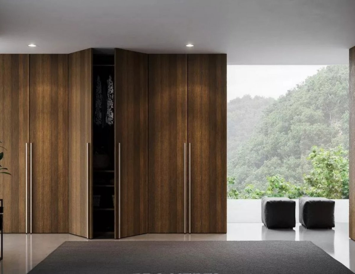 Шкаф встроенный шпон