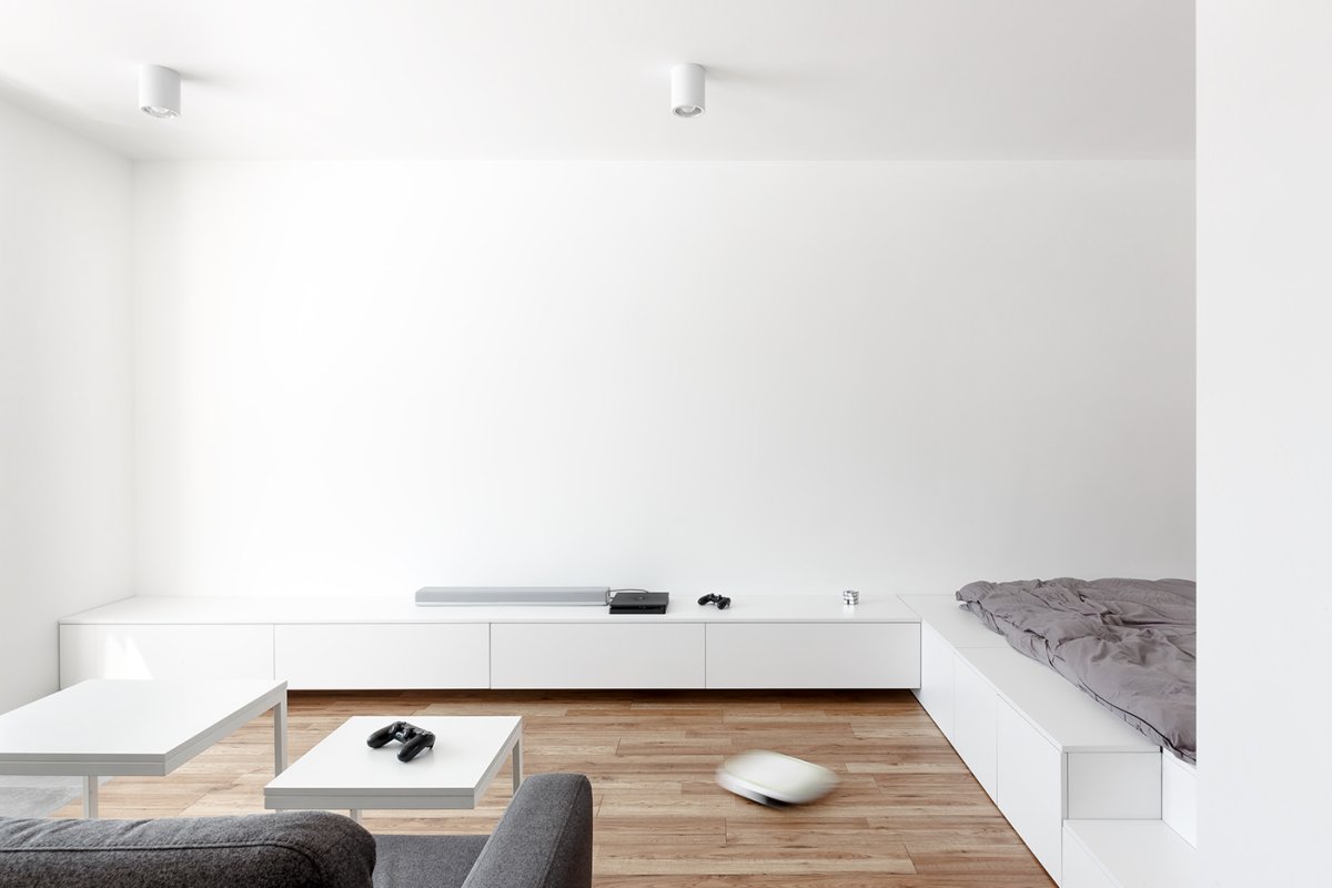 Белый интерьер Минимализм