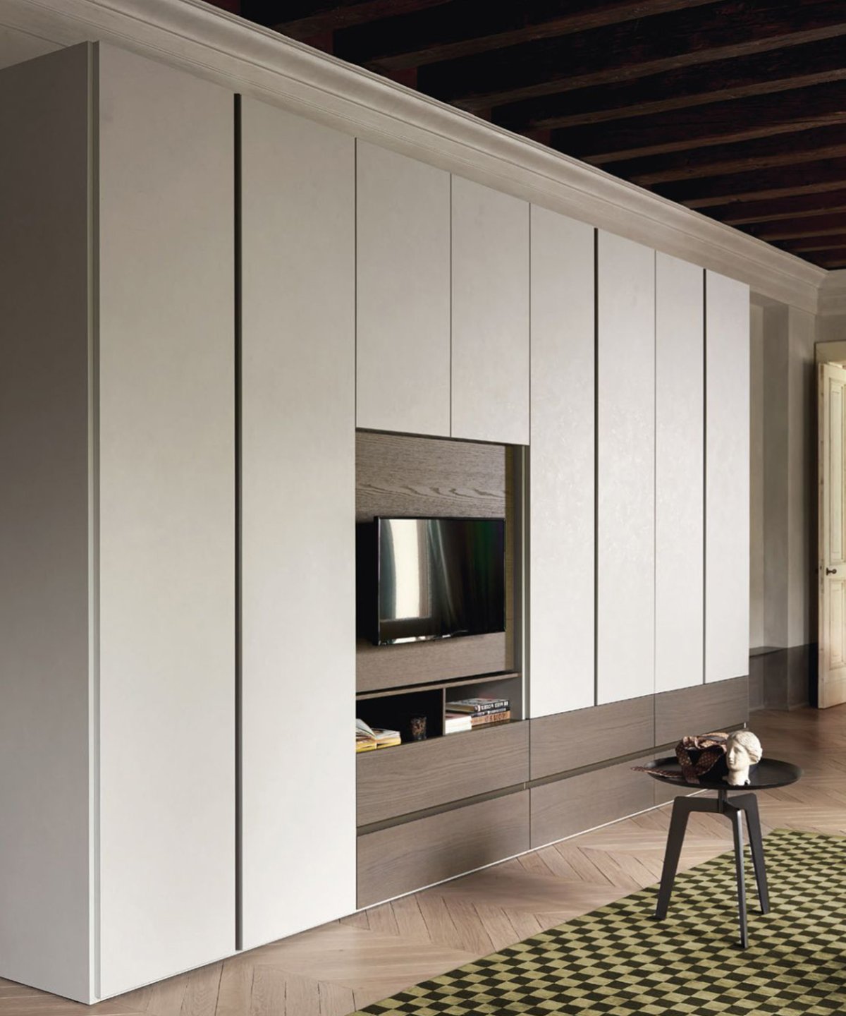 Шкаф с телевизором в спальню