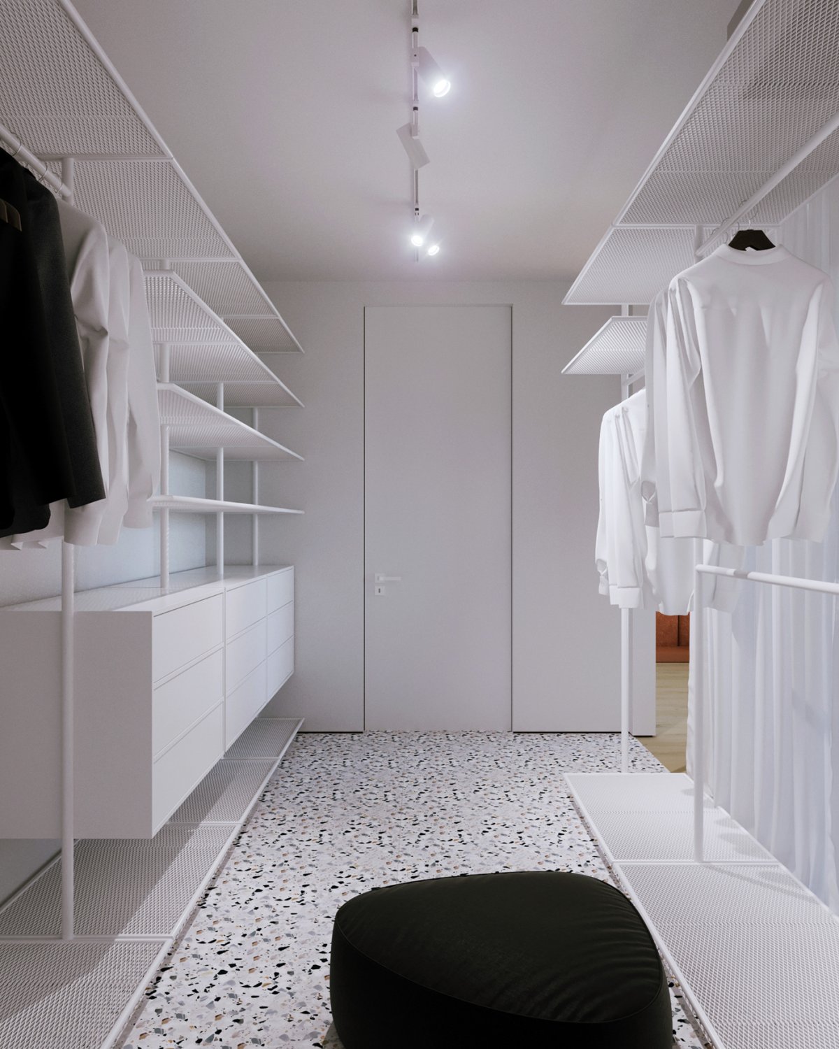 Гардероб белый